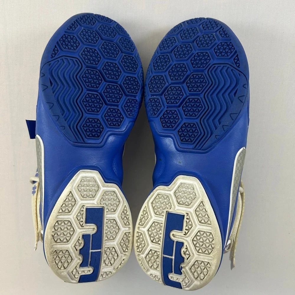 Nike LeBron Soldier 9 Shoes Kentucky Wildcats BBN Boys 6Y Blue White 776471-104